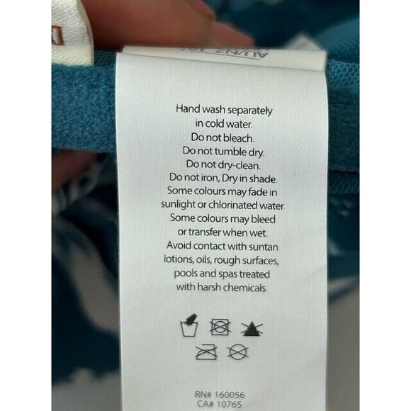 Artesands Fleur Du Champ Monet Soft Cup Bikini Top Twist Front Floral Blue 12 - Picture 7 of 8